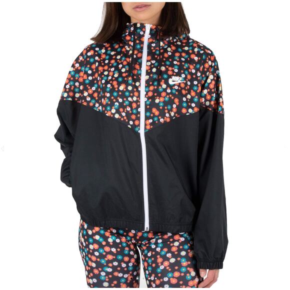 Nike Sportswear Heritage Floral-Print Windbreaker NWT - Picture 5 of 7